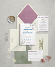 Wildflower Field Wedding Invitation Set