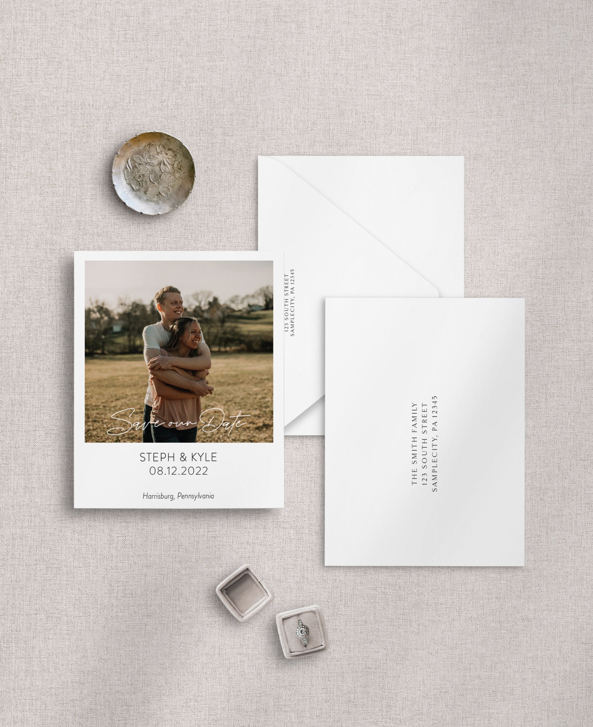 Polaroid Styled Save the Date Set