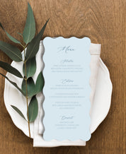 Something Borrowed Something Blue Wedding Dinner Menu
