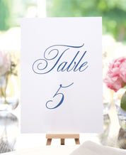 Morningtide Wedding Table Numbers