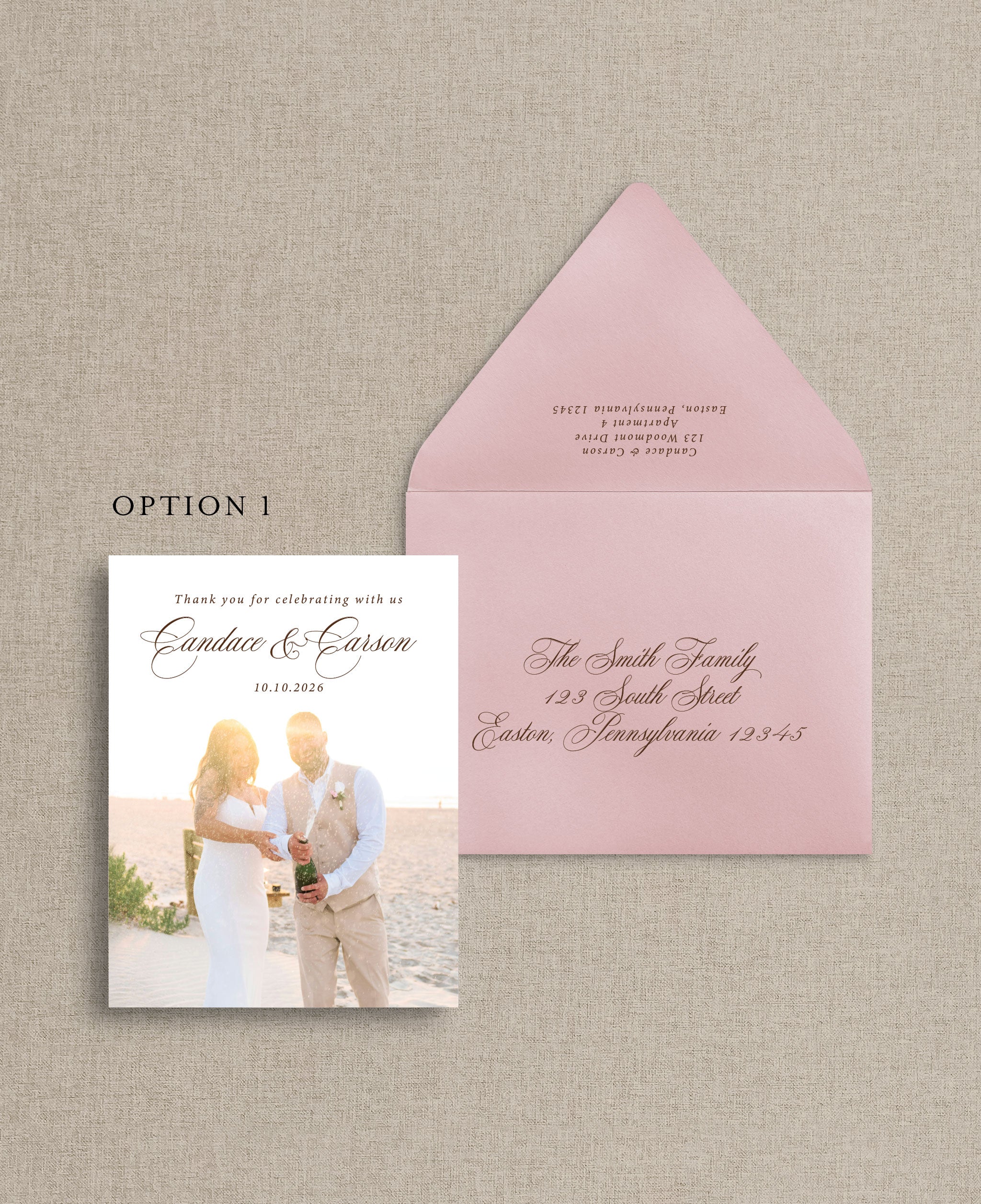 Antique Garden Thank You Cards