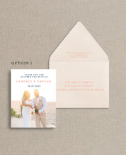 Evening Petals Thank You Cards