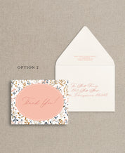 Evening Petals Thank You Cards