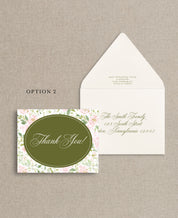 Antique Garden Thank You Cards