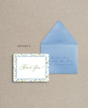 Spring Scalloped Thank You Cards