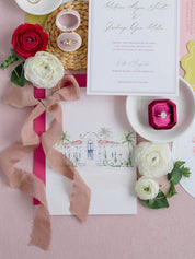 watercolor wedding invitations