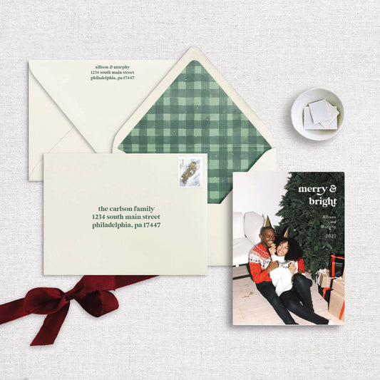 Merry and Bright 2022 Holiday Card Kit