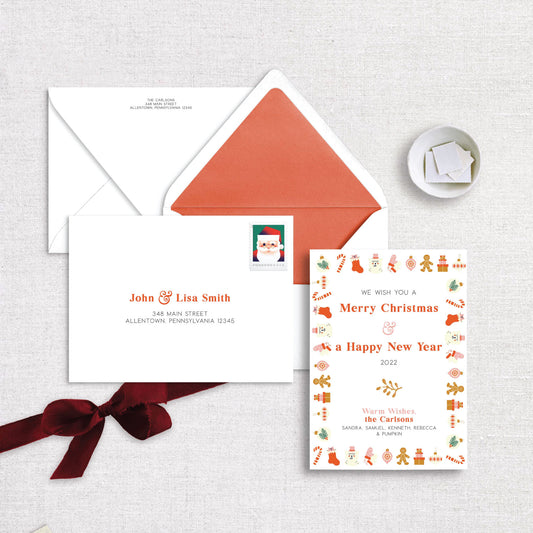 Playful Christmas Holiday Card Kit