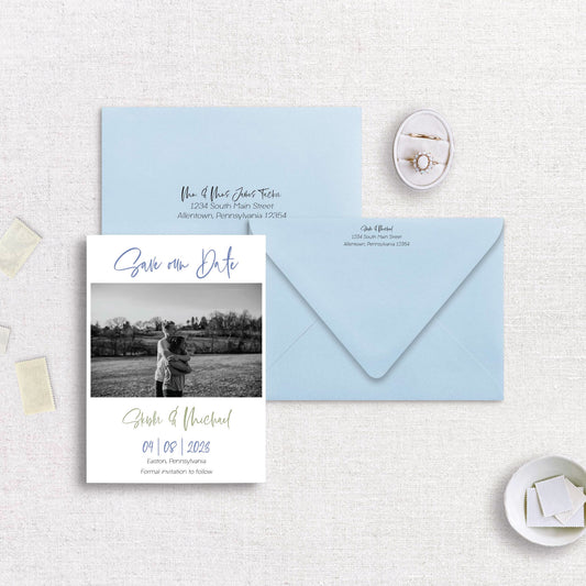 Very Peri Save the Date Set