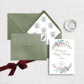 Winter Florals Holiday Card Kit